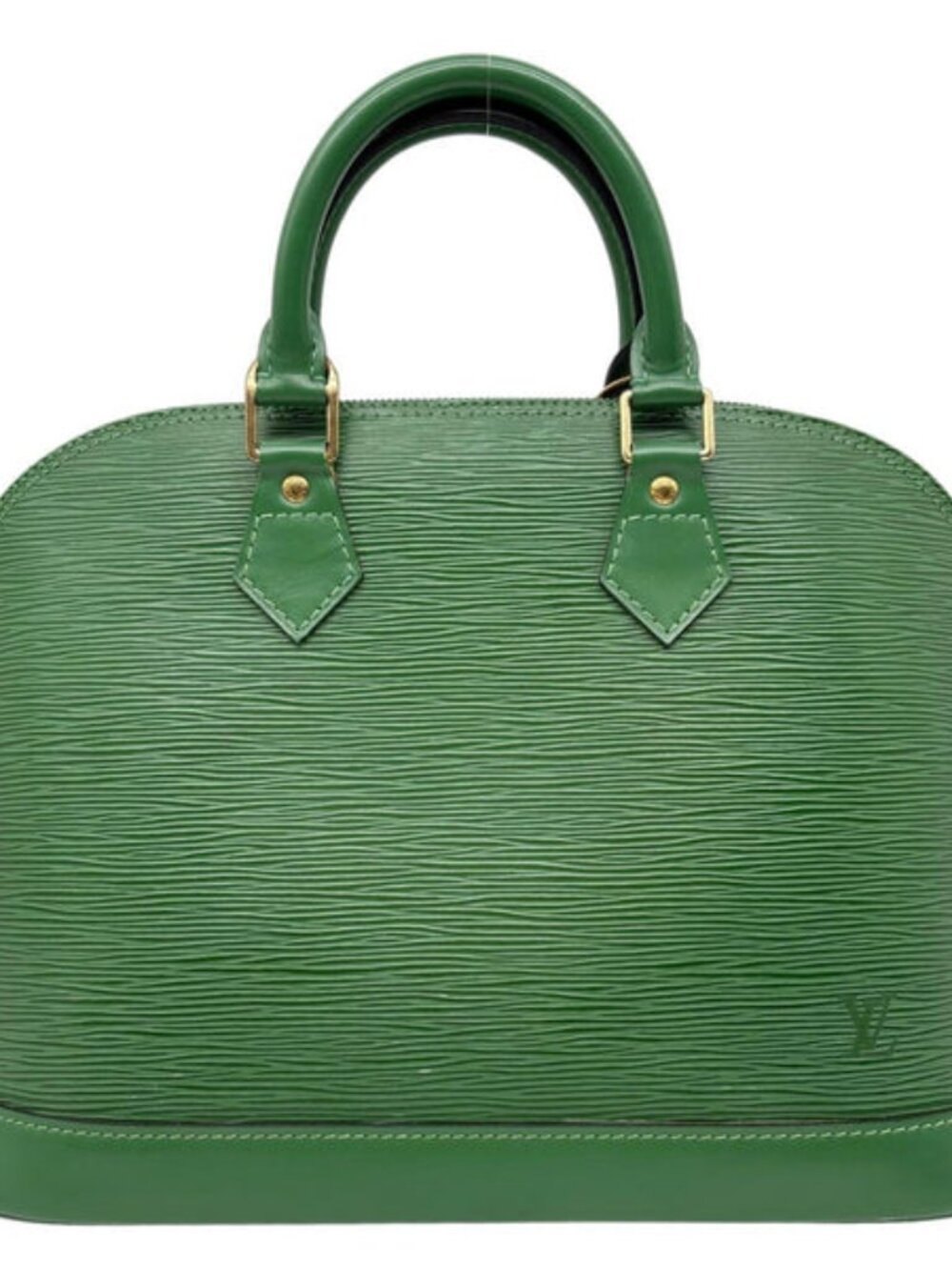 Louis Vuitton Alma PM Epi Leather Satchel Bag Green
